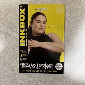 Inkbox Temporary Tattoos, Travis Barker, I Love You‎